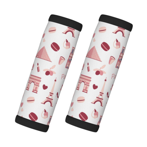 Luggage Handle Wraps Eiffel Tower Design 2 Pcs