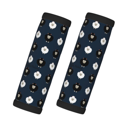 Luggage Handle Wraps Navy Blue 2 Pcs