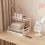 Under Sink Organizer Metal Pull-Out Shelf White 5