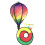 Rainbow Stripe Windsock Hot Air Balloon Outdoor Decor 6