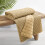 Levtex Home vaffeltæppe bomuld okker 50x60 cm 3