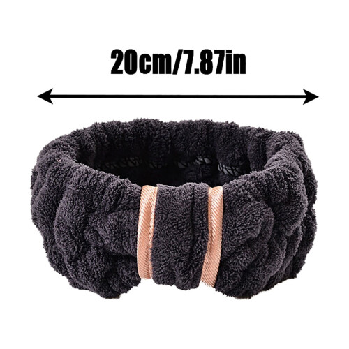 Microfiber spa headbands for women face washing 12 pcs 2