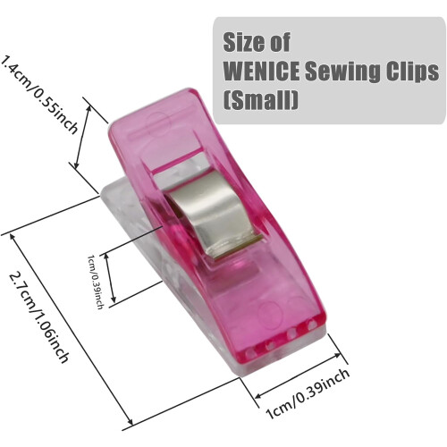 Clip da cucito per tessuti e patchwork, 160 pezzi 2