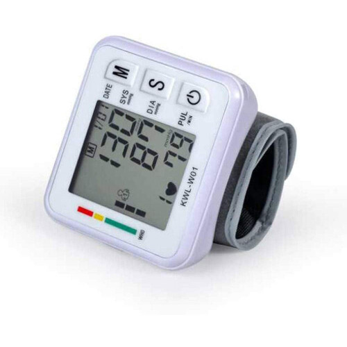 Monitor de pressão arterial automático com braçadeira de pulso ajustável 2