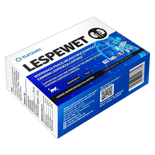 EUROWET Lespewet Urinary system - supplements for cats - 60 tablets 1