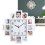 White Picture Frame Wall Clock 15.35 Inch 1