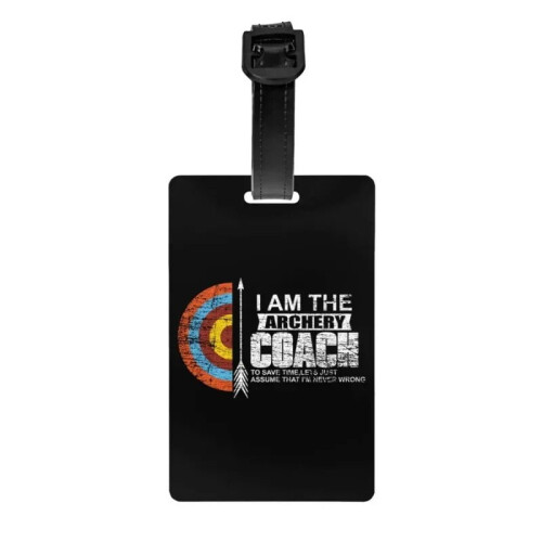Archery Luggage Tag Archer Travel Bag ID Label 1