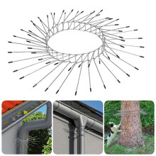 Washranp mink raccoon climbing deterrent for downspout