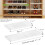 Expandable Closet Tension Shelf White 2 Pack 2