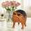African Tree Frog Statue Home Decor Set of 3 6