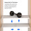 Expandable Closet Tension Shelf White 2 Pack 4