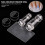 Miuline nail art stamper clear silicone 2 pcs 1