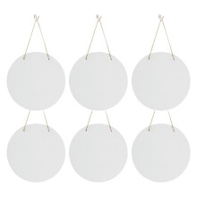 Sublimation Door Hanger Blanks White Hardboard 6 pcs