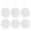 Sublimation Door Hanger Blanks White Hardboard 6 pcs 1