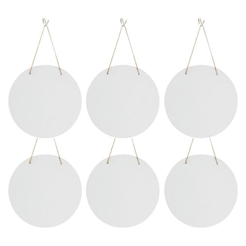 Sublimation Door Hanger Blanks White Hardboard 6 pcs