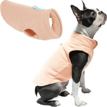 Fleecevest voor honden, warme trui met O-ring voor de riem - winterjas voor kleine honden - hondenkleding voor koud weer