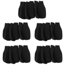 Paquete de 30 Fundas para Enfriadores de Botellas de Cerveza para Mantener la Bebida Fría con Cremallera Cubierta de Neopreno Extra Gruesa con