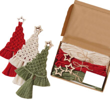 Macrame Christmas Tree DIY Kit for Beginners