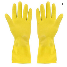 Reusable kitchen cleaning gloves long sleeve thick latex