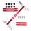 Red Stair Tread Gauge Tool for Accurate Shelf Scribing 1