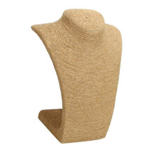Necklace Pendant Display Bust Stand Khaki
