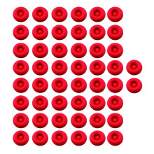 WIQUOKETT glue stick tool cap for caulk tubes red 50-pack