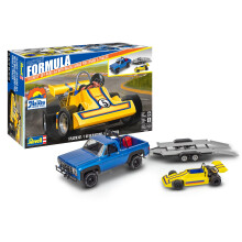 Revell 14581 78 Chevy Off-Road 4x4 mit Malibu Grand Prix Virage & Anhänger 1:25 Maßstab 77 Teile