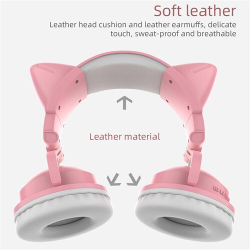JunYeShi foldable LED Bluetooth headphones with cat ear 1