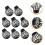 8Pcs Gutter Guards Leaf Filter Gutter Strainers Roof Downspout Guards Protector 6