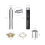 Lochstanzer-Set für Metallösen, 12 mm 4