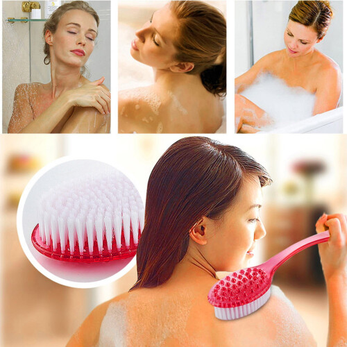 Shower Brush Soft Bristles 14.5 Inch Dual-Sided 1