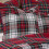 Spencer Plaid gewatteerde standaard kussensloop 26x20 inch katoen/polyester 2