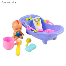 Warkul baby doll bathtub with shower accessories for ages