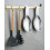 Stainless Steel Spoon Rest Matte Silver 2 Pack 9.5 Inch 6
