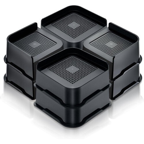 Bed Risers 2 inch Heavy Duty Adjustable Set of 8