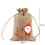 Christmas burlap gift bags with drawstring 25 pcs 6