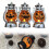 Halloween Pumpkin Lantern Vintage Plastic Electronic Candle 2