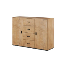 Cama living room sideboard UNI lefkas oak/black