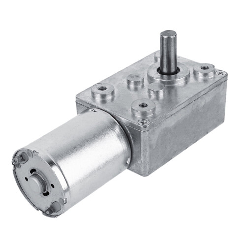 WALFRONT reversible DC 12V worm gear motor high torque