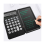 Calculadora de mesa para escritório com visor de 12 dígitos, cor amarela. 2