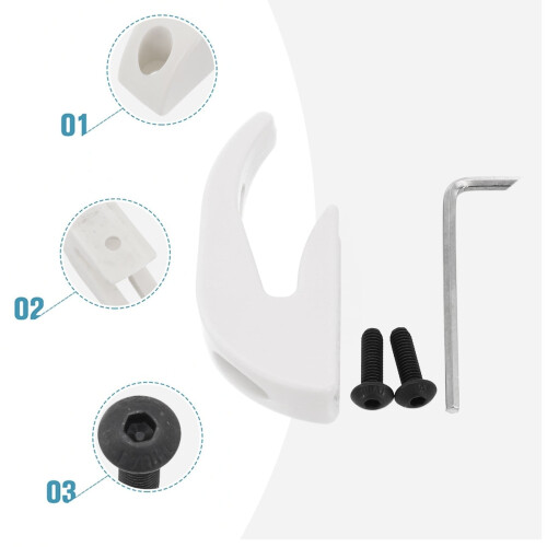 Kairuite front hook for Xiaomi Pro electric scooter white 2