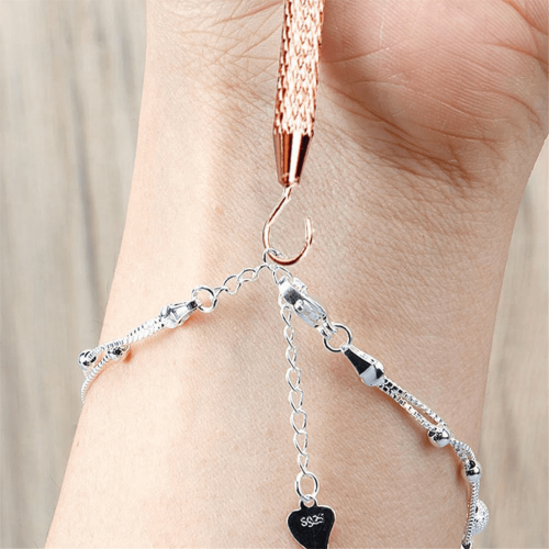 Gancio in metallo per braccialetti (2 pezzi) 2