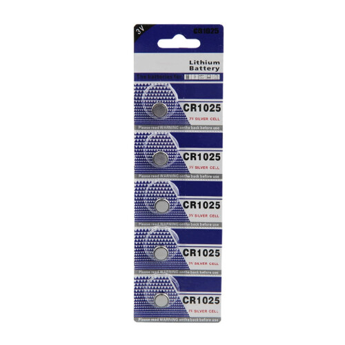 CR1025 lithium button battery 3V for key fob