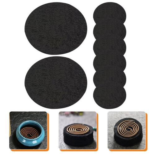 Feuerfeste Isoliermatte, rund, 8,5 cm, 8 Stück