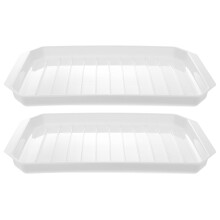 OUNONA Mikrowellen-Speckschale für Eier und Würstchen, 2 Stück