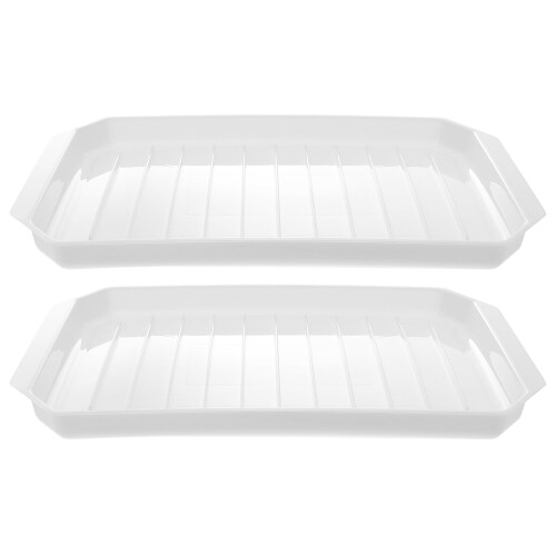 OUNONA Mikrowellen-Speckschale für Eier und Würstchen, 2 Stück