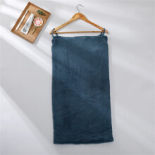 Wamans Shower Towel Ultra Soft Coral Velvet Sling Wrap