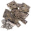 Mini Antique Cabinet Hinges Anti-Rust 20 Pcs 1