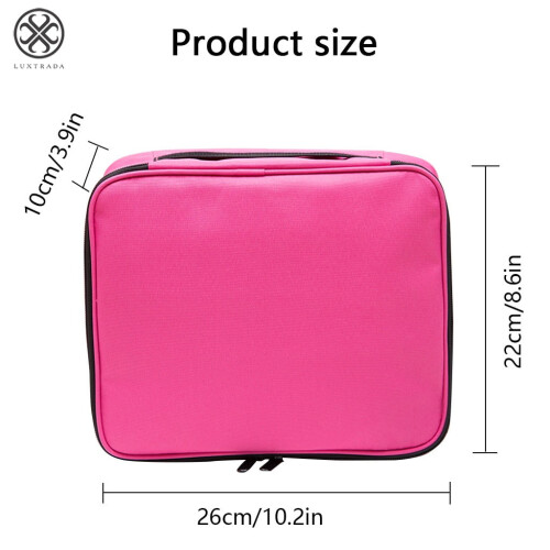 Borsa da viaggio Luxtrada Makeup Train nera 1
