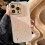 Θήκη iPhone με κινούμενα σχέδια, γάτα-λουλούδι, λευκή για iPhone16Pro Max 3